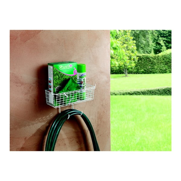 Fali tömlőtartó polccal - Metaltex-image-4