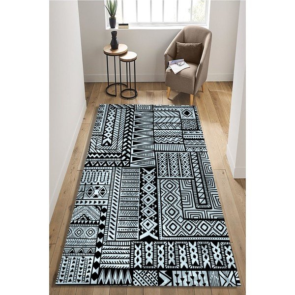 Kék szőnyeg 200x80 cm Modern Design - Rizzoli-image-1
