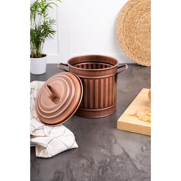 Acél szemetes 4 l – Hermia-image-2