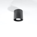 Sötétszürke spotlámpa ø 10 cm Roda – Sollux