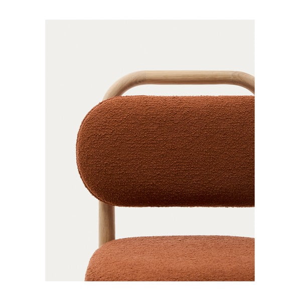 Terrakotta színű gyerek szék Helda – Kave Home-image-3