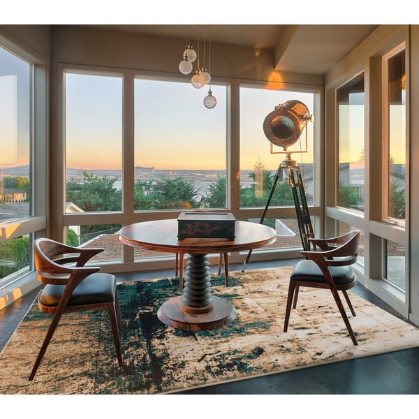 Rézszínű gyapjú szőnyeg 133x180 cm Max – Agnella-image-1