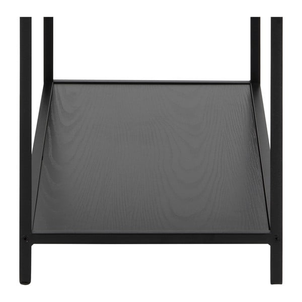 Seaford fekete könyvespolc, 77 x 114 cm - Acton-image-1