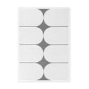 Fekete-fehér kültéri-beltéri szőnyeg 200x290 cm Duet Bowen – NORTHRUGS