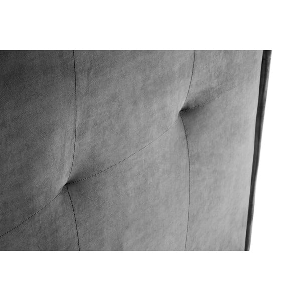 Szürke ágytámla 180x120 cm Monica – Milo Casa-image-1