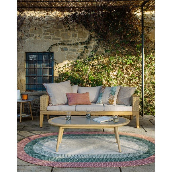 Glynis Nina eukaliptuszfa kerti asztal beton asztallappal - Kave Home-image-4