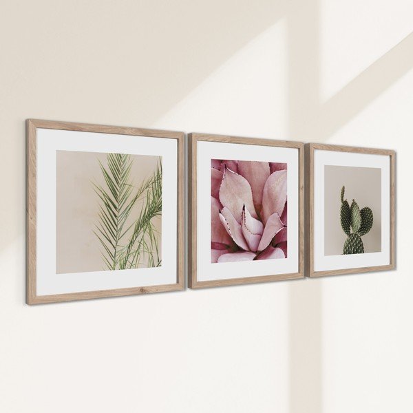 Nyomtatott keretezett kép szett 3 db-os 30x30 cm Fresh – Styler-image-3