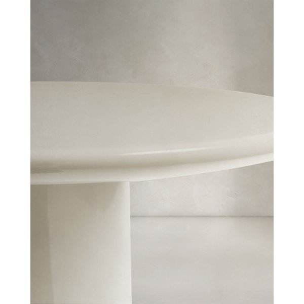 Beton kerek kerti dohányzóasztal ø 85 cm Albanella – Kave Home-image-4