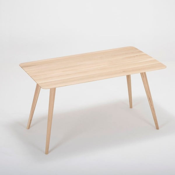 Stafa tömör tölgyfa íróasztal - Gazzda-image-2