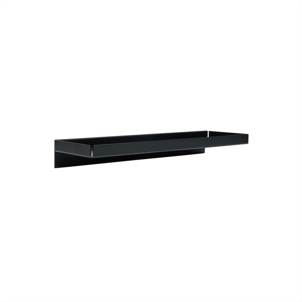 Fekete fém fali polc 50 cm Bakku – OYOY Living Design
