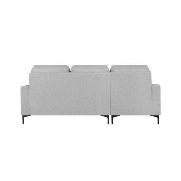 Atlanta platina világosszürke sarokkanapé, jobb oldali - Cosmopolitan design-image-4