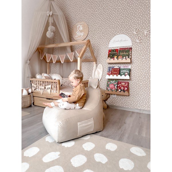 Bézs gyerek babzsák Funny Bunny – The Brooklyn Kids-image-2