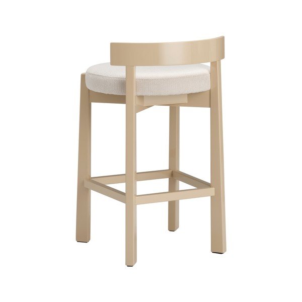 Bézs kárpitozott bárszék (ülésmagasság 66 cm) Hugg – Ellos Home-image-4