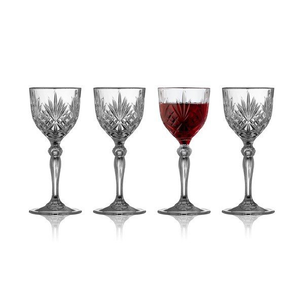 Boros pohár szett 4 db-os 140 ml Melodia – Lyngby Glas-image-3