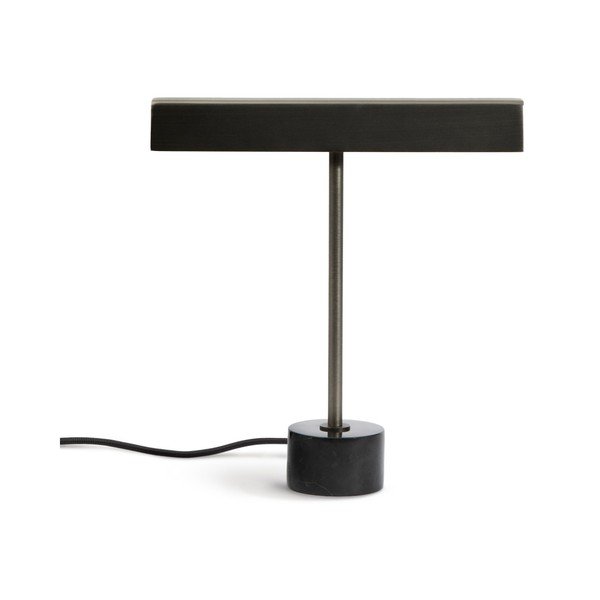 Fekete fém asztali lámpa (magasság 32,5 cm) Lynor – Kave Home