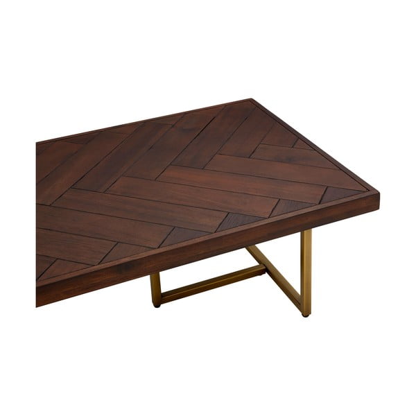 Barna kerek dohányzóasztal 60x120 cm Brando – Premier Housewares-image-3