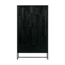 Fekete kőrisfa szekrény 85x149 cm Silas – WOOOD