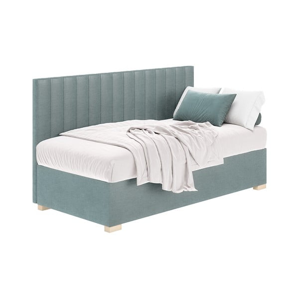 Kék ágyneműtartós gyerekágy matraccal 90x200 cm Chill – Ghado-image-2