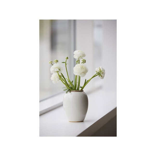 Fehér kőedény váza (magasság 12,5 cm) Gastro Cream – Bitz-image-2