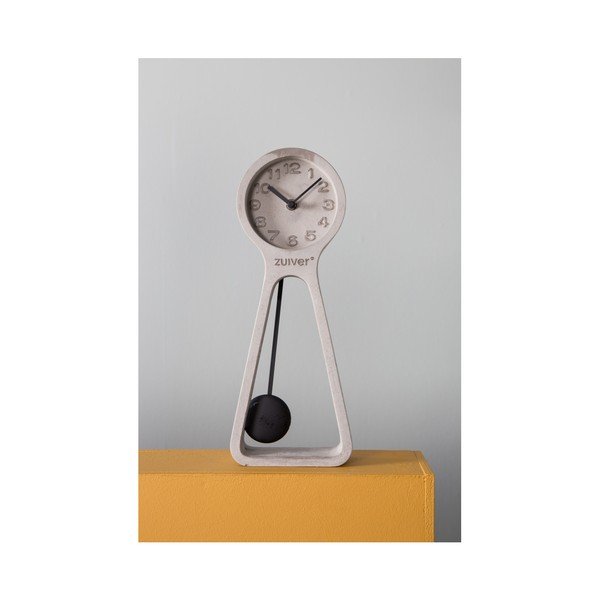 Pendulum szürke beton asztali óra - Zuiver-image-4