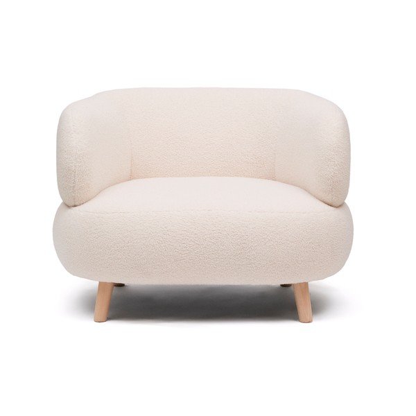 Bézs buklé fotel Luisa – Kave Home-image-3