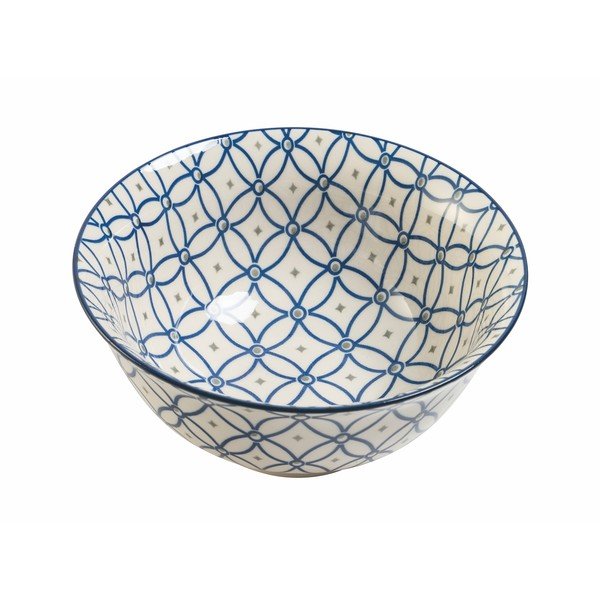 Fehér-kék porcelán tál készlet 3 db-os Confusion – Villa d'Este-image-2