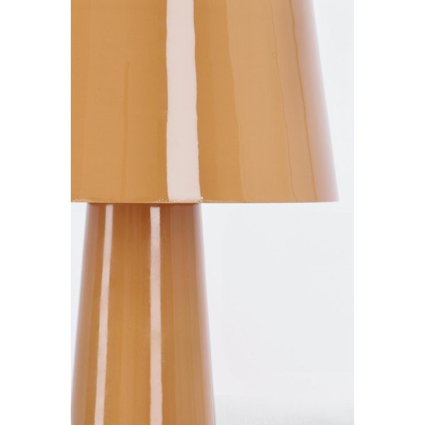 Narancssárga fém LED asztali lámpa fém búrával (magasság 51 cm) Turner – Bizzotto-image-3