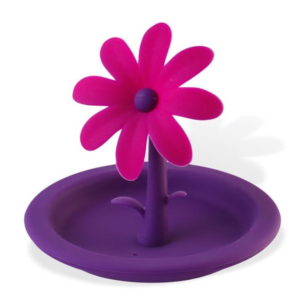 Flower lila szilikon fedél bögrére - Vialli Design