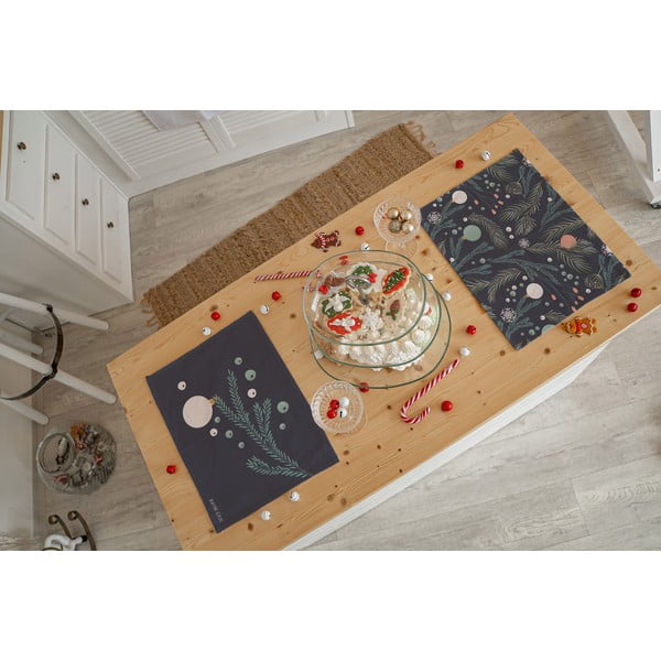 Textil tányéralátét szett karácsonyi mintával, 2 db-os 35x45 cm Christmas Deco – Butter Kings-image-1