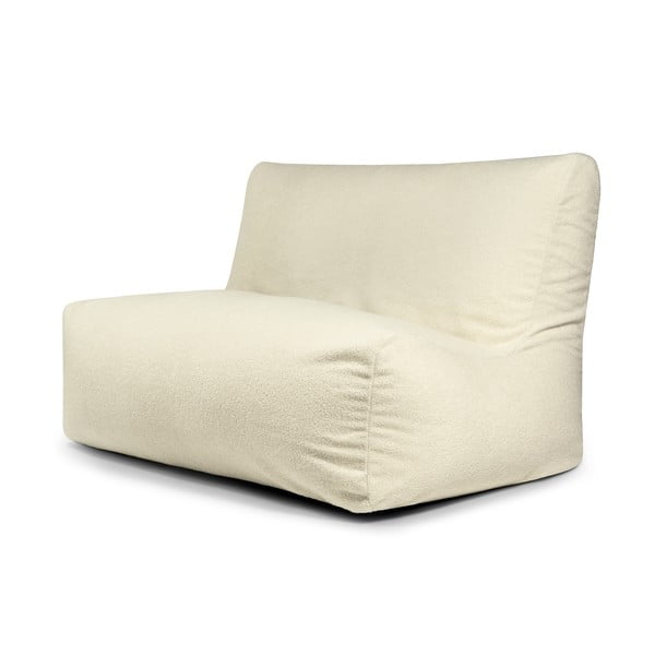 Krémszínű buklé babzsákfotel Sofa Seat Lounge – SLOWDOWN