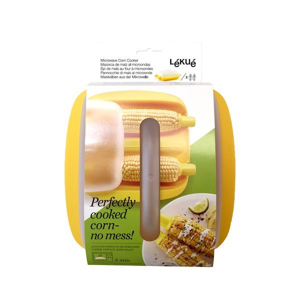 Corn sárga szilikon kukorica főzőedény - Lékué-image-1