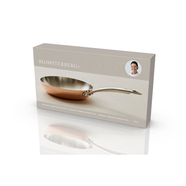 Rozsdamentes acél-réz serpenyő ø 20 cm – Blomsterbergs-image-4