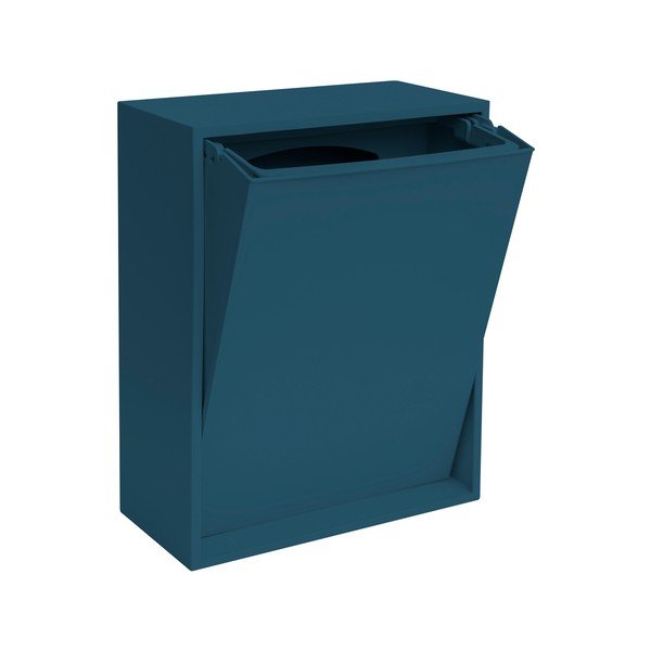 Kék újrahasznosított műanyag szelektív-fali szemetes Recycling Box – ReCollector