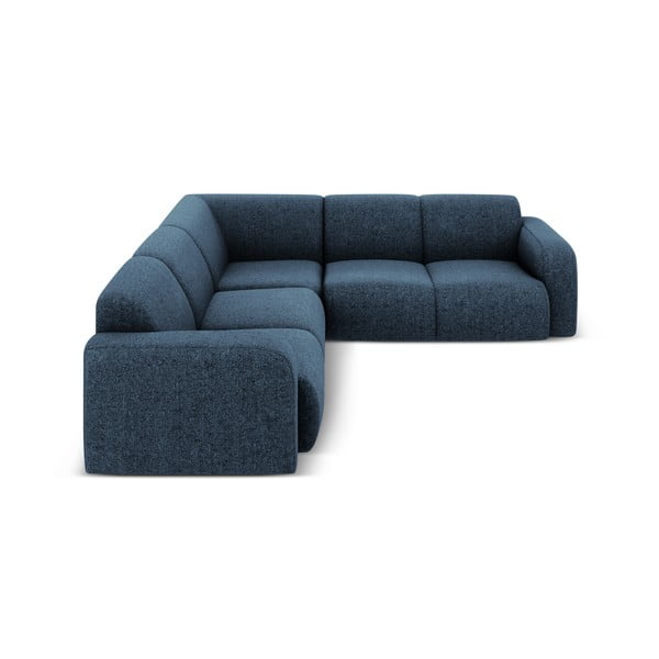 Sötétkék sarokkanapé (variálható-L alakú) Molino – Micadoni Home