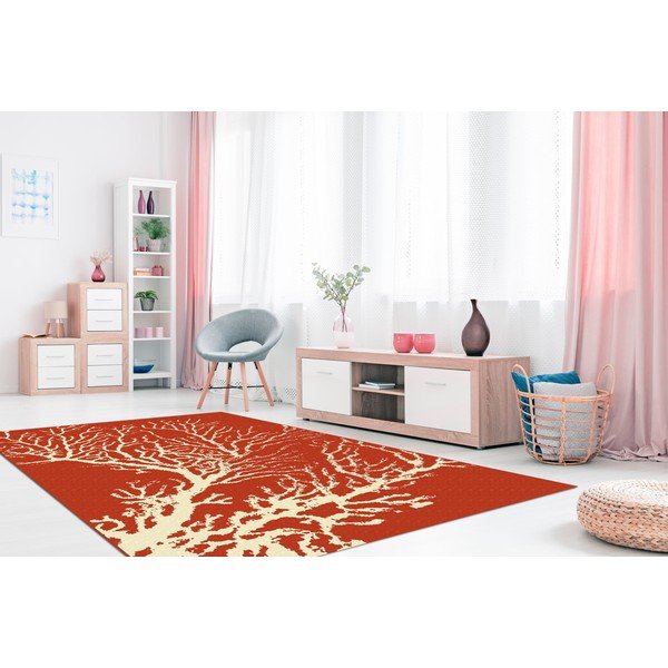 Coral piros kültéri szőnyeg, 133 x 190 cm - Floorita-image-4