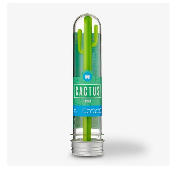 Cactus zöld golyóstoll - Just Mustard
