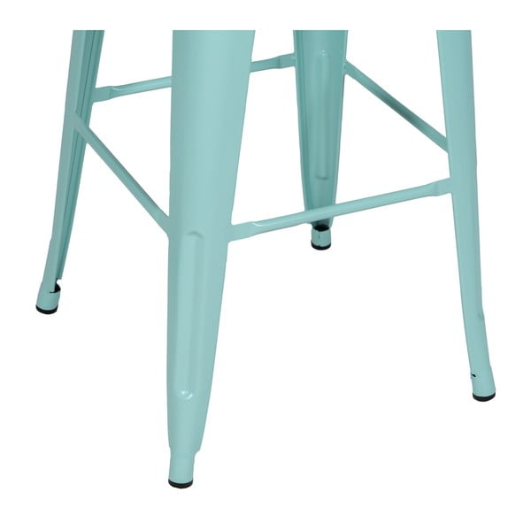 Türkiz fém bárszék szett 2 db-os (ülésmagasság 76,5 cm) – Ixia-image-2