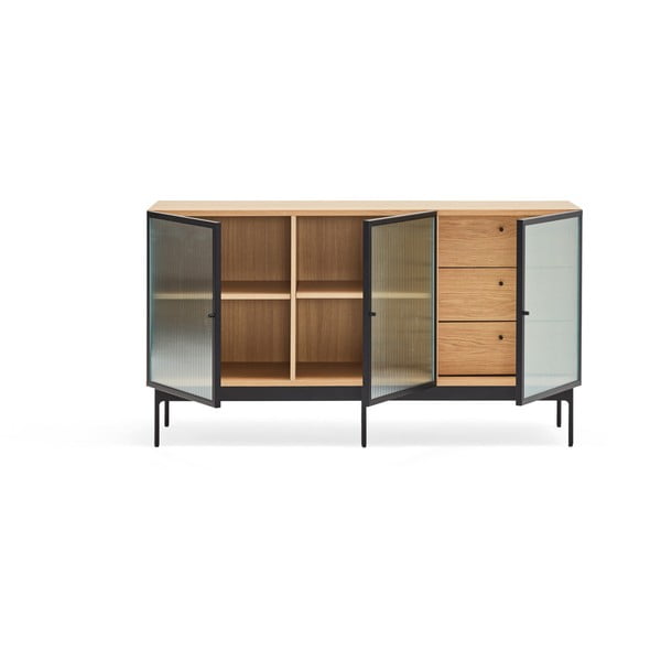 Blur komód tölgyfa dekorral, szélesség 140 cm - Teulat-image-2