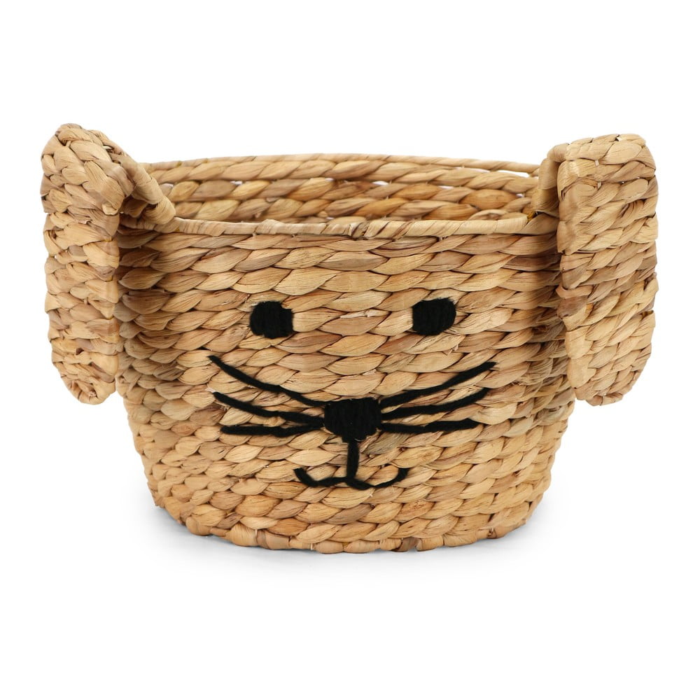 Natúr színű vízijácint játéktároló kosár ø 35x26 cm Rabbit Compactor