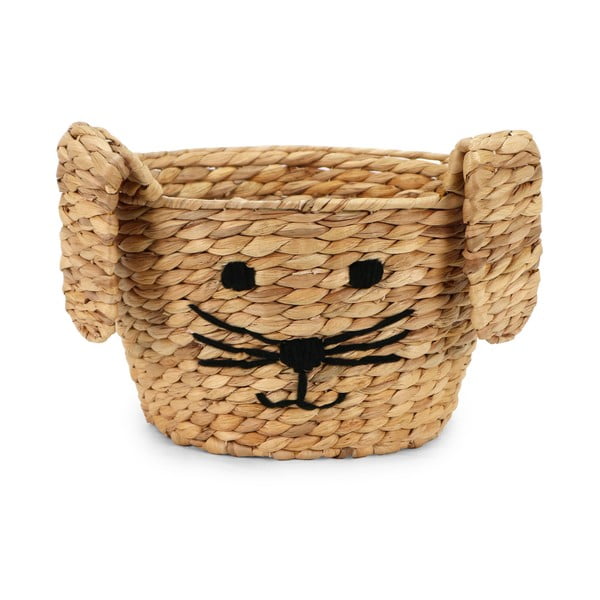 Natúr színű vízijácint játéktároló kosár ø 35x26 cm Rabbit – Compactor