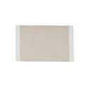 Fehér-bézs textil fürdőszobai kilépő 50x80 cm Grid – Mette Ditmer Denmark
