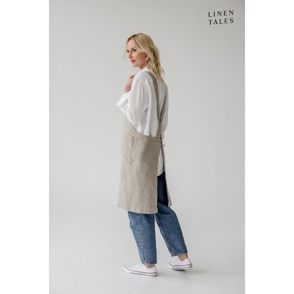 Len kötény Crossback – Linen Tales-image-1