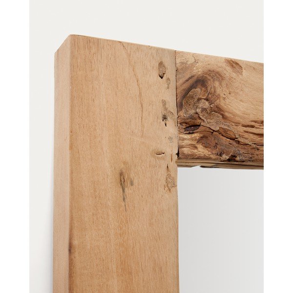 Fali tükör tömörfa kerettel 50x120 cm Maden – Kave Home-image-4