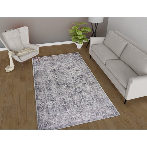 Szürke mosható szőnyeg 120x180 cm Vintage Orient – Vitaus-image-1