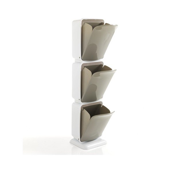 Riky szelektív 3 rekeszes szemetes, magasság 125 cm - Tomasucci-image-1
