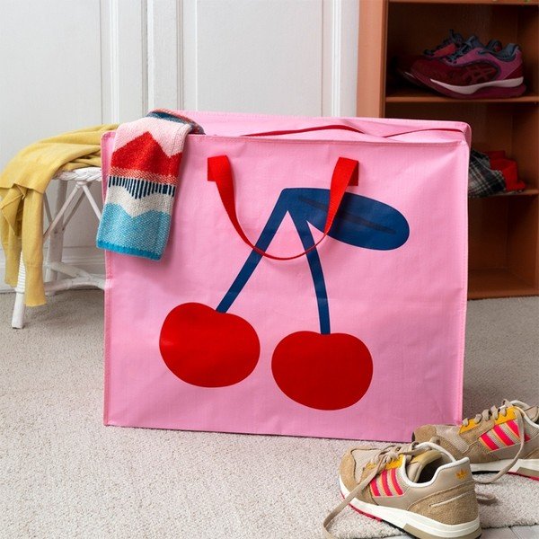 Újrahasznosított műanyag ruhatároló doboz 28x58x48 cm Cherry – Rex London-image-1
