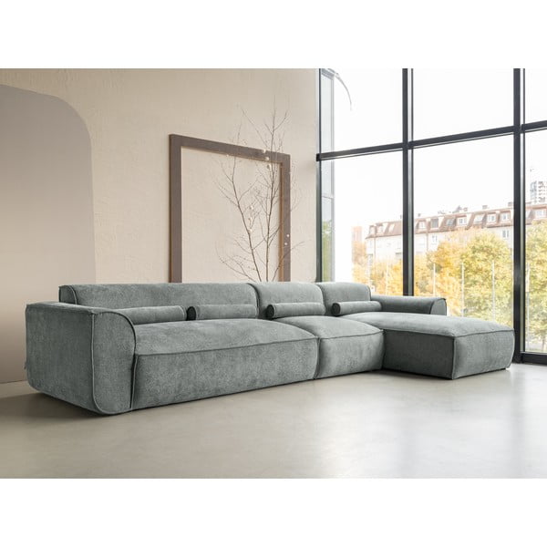 Világoszöld sarokkanapé (jobb oldali) Flex Felix – Miuform-image-3