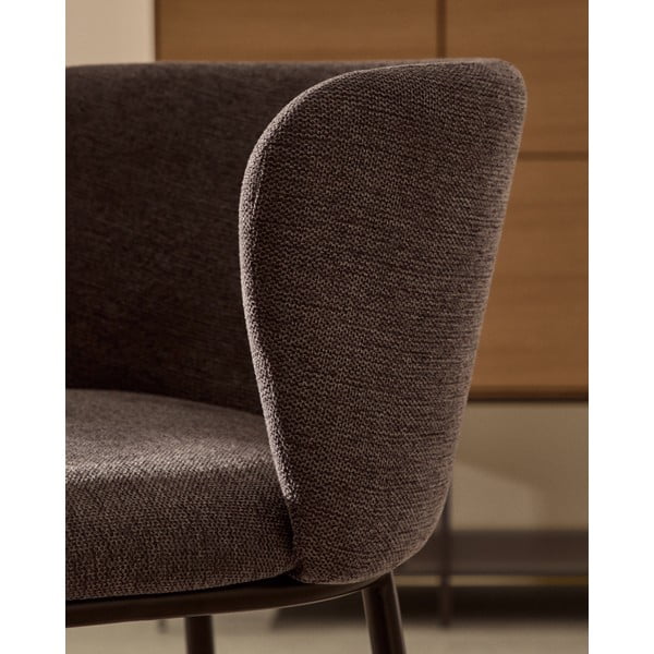 Sötétszürke bárszék (ülésmagasság 65 cm) Ciselia – Kave Home-image-2