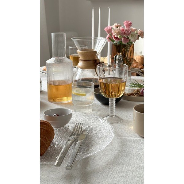 Ezüstszínű rozsdamentes acél evőeszköz készlet 16 db-os Mano – Hübsch-image-2