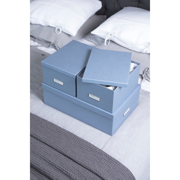 Fedeles karton tárolódoboz szett 3 db-os Inge – Bigso Box of Sweden-image-1